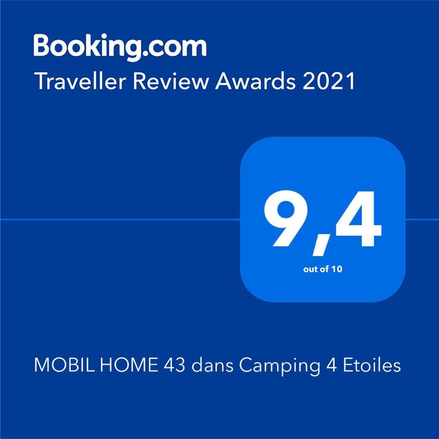 Mobil Home 43 Dans Camping 4 Etoiles Gastes 外观 照片