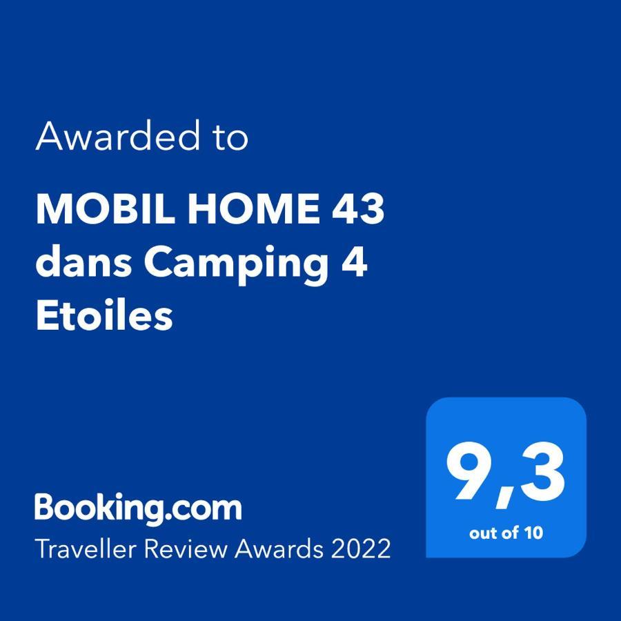 Mobil Home 43 Dans Camping 4 Etoiles Gastes 外观 照片
